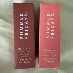 Summer Fridays Dream Lip Oil Duo — Blush Dreams & Pink Cloud